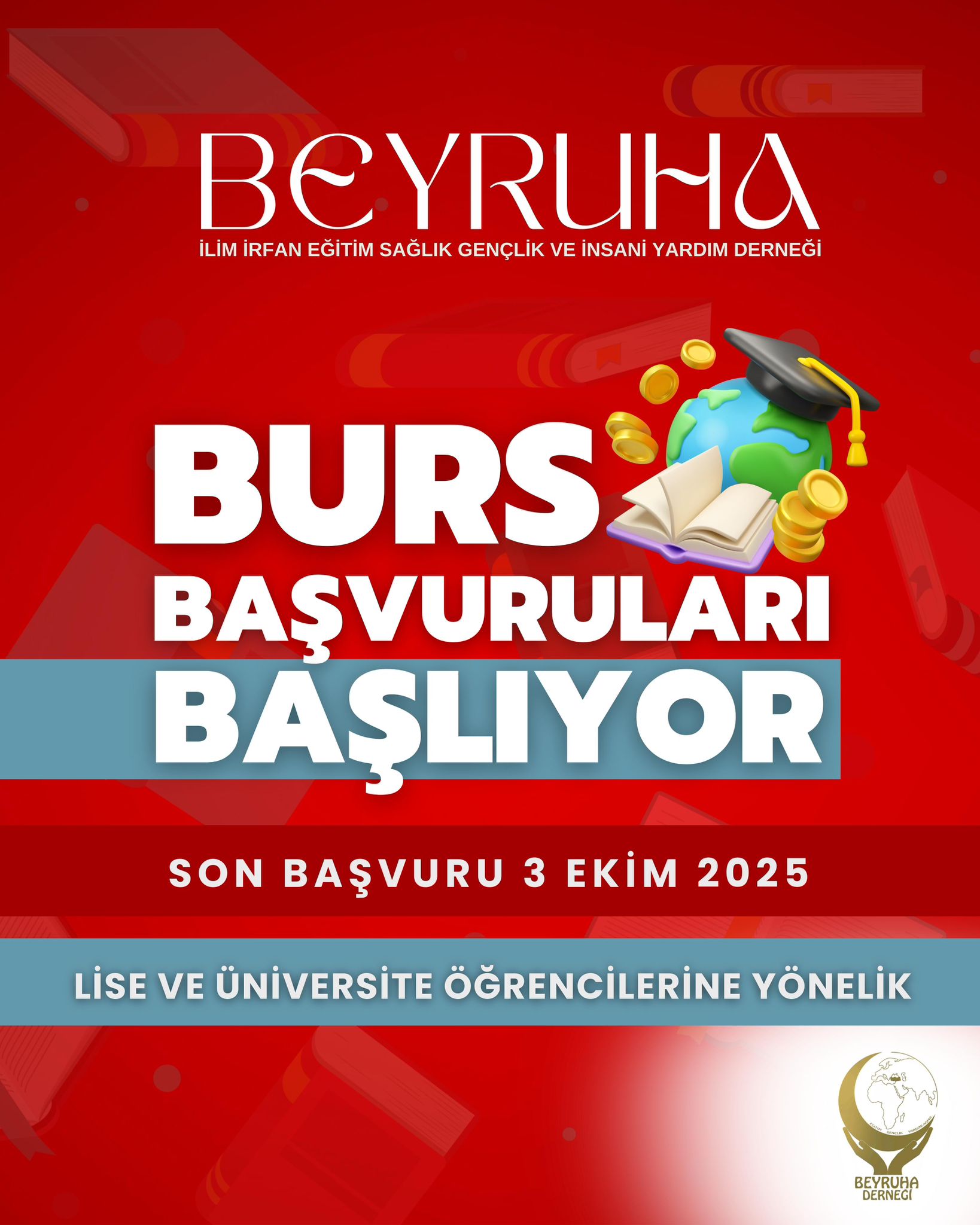 Beyruha Derneği 2025–2026 Eğitim Öğretim Dönemi Burs Programını Başlattı