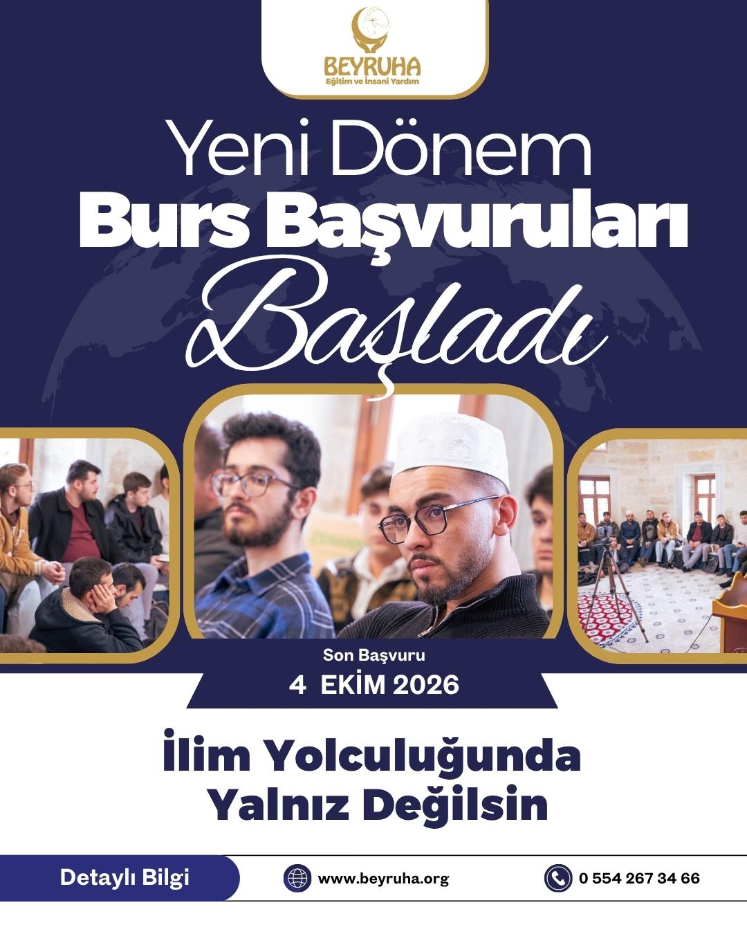 Yeni Dönem Burs Başvuruları Başladı